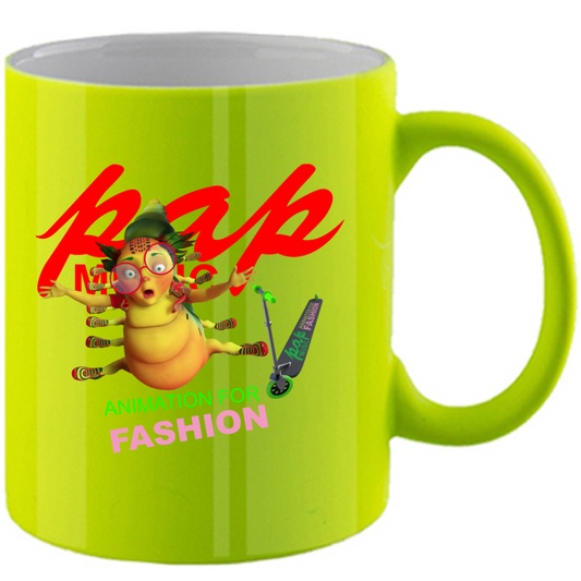 Tazza Fluo PAP Bruco Tazza Flou